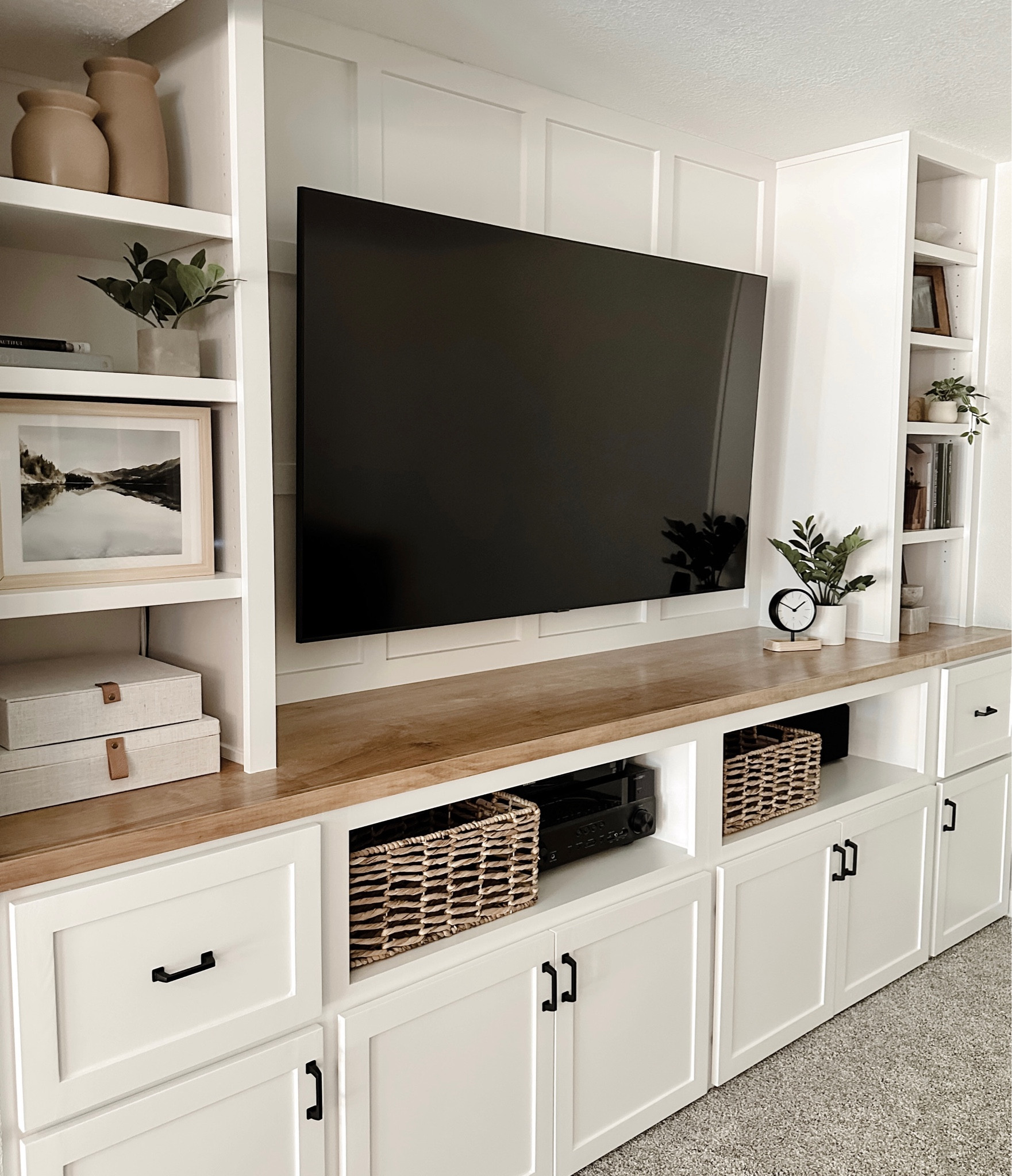 Shelf decor 🫶🏻 

Target home, Studio McGee x threshold, Hearth and Hand, living room decor, home decor, built ins, Target finds, book shelves, faux plants, vase, Target home decor, Target style, neutral decor, collection prints

#LTKFind #LTKsalealert #LTKhome