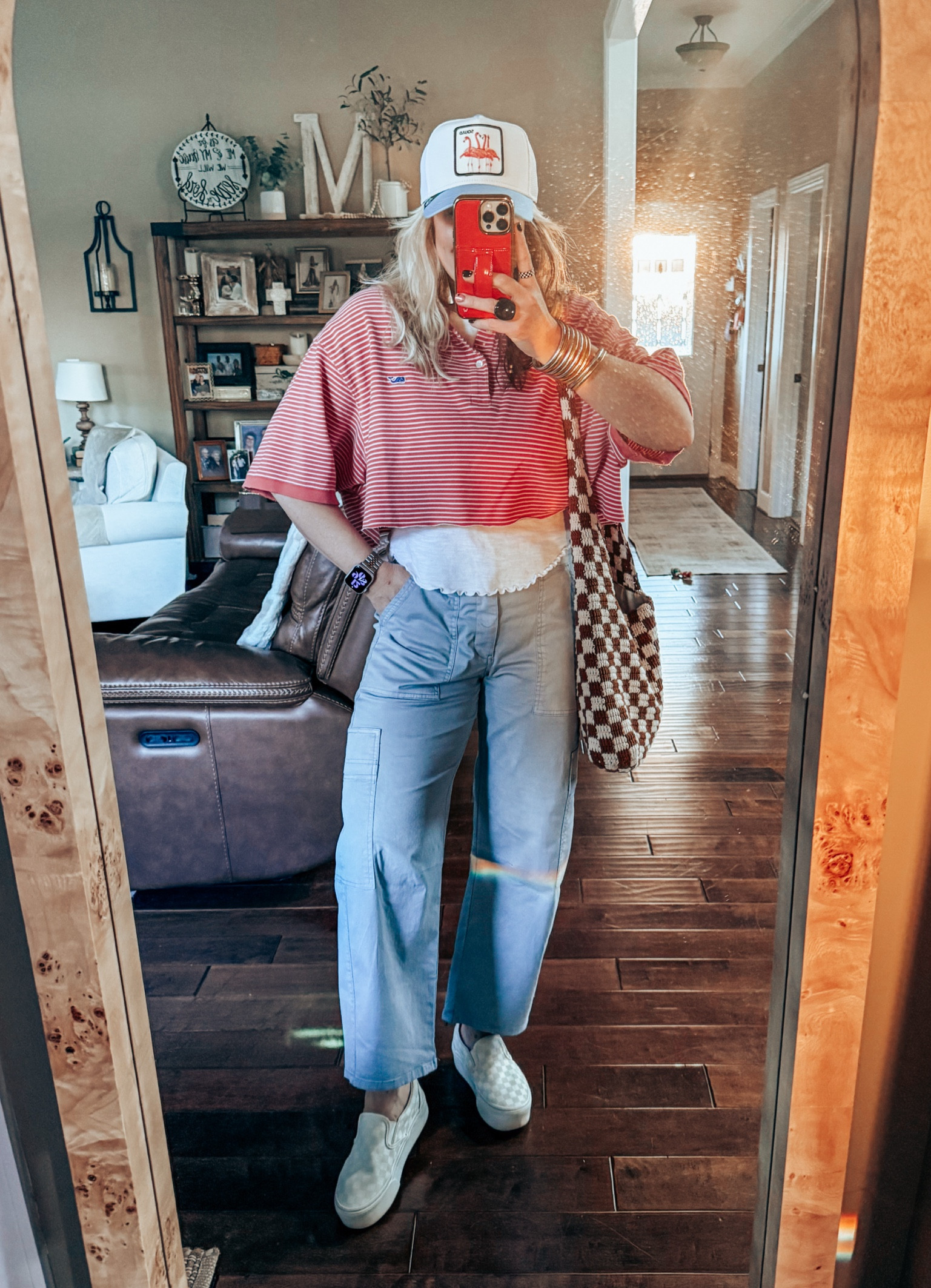 Thrifted this men’s polo and cropped it. ✂️ I’m in an XL
My cargo pants are a size 8 
Layering tee under polo is a small and my sneaks I sized down 


#LTKOver40 #LTKFindsUnder50 #LTKStyleTip