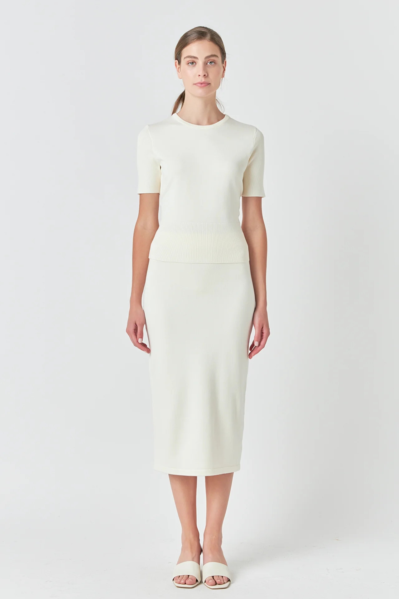 Knit Midi Skirt | Endless Rose