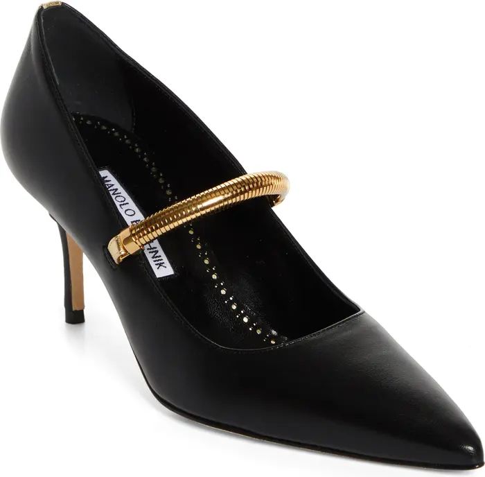 Manolo Blahnik Peleona Mary Jane Pump (Women) | Nordstrom | Nordstrom