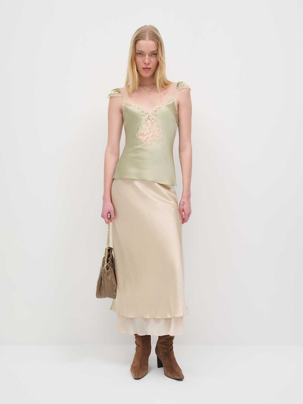 Serafina Silk Top | Reformation (Global)