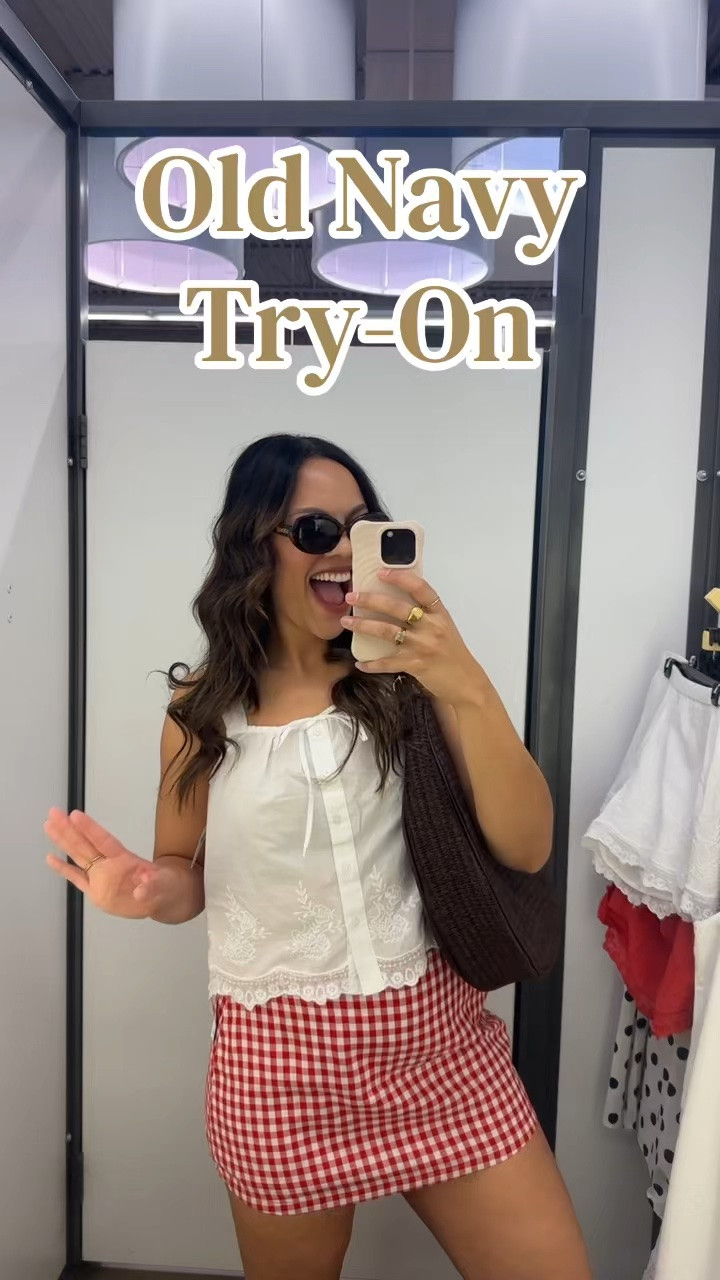 Old navy try on! I tried jeans in a size 8, shorts and skorts in a size medium, and tops in medium.

#LTKsummer #LTKstyletip #LTKdresses