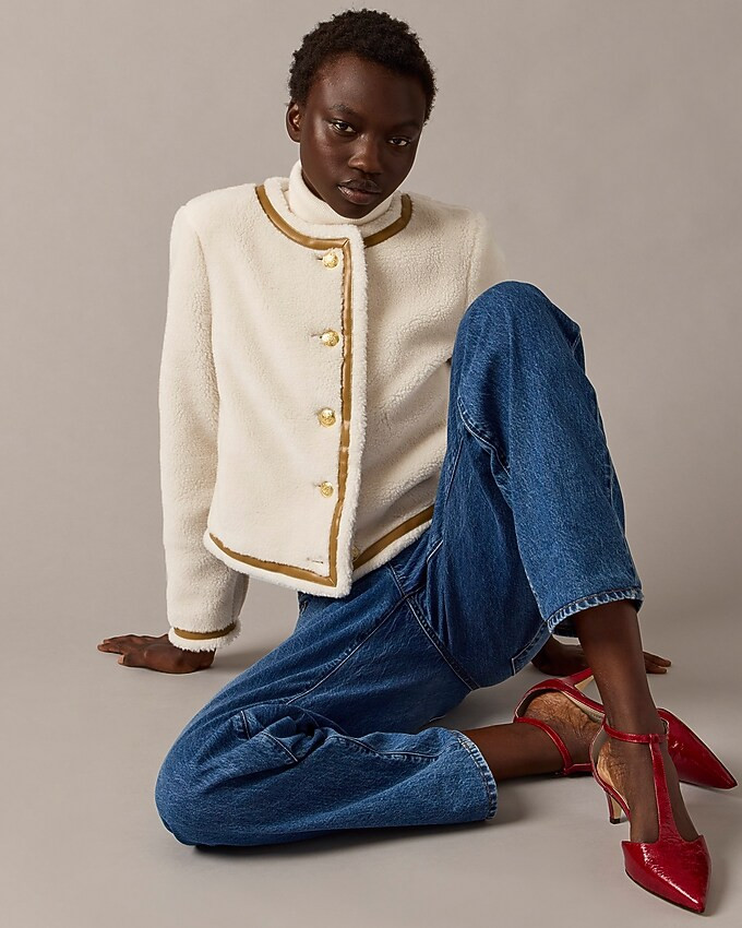 Collection lady jacket in sherpa blend | J. Crew US