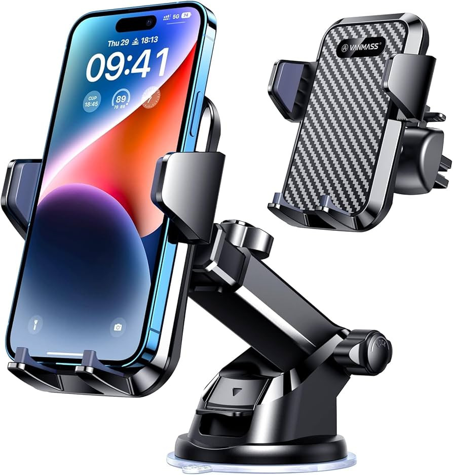 VANMASS 2023【Strongest & Military-Grade】 Car Phone Mount【Patent & Safety Certs】 Ultimate ... | Amazon (US)