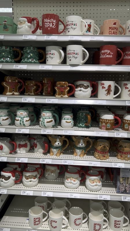 All the adorable coffee mugs at Target for $5.00. Buy for yourself or for gifts. 

#targetfinds #targetchristmas #christmasmugs #coffeebar #cocoabar 

#LTKHoliday #LTKSeasonal #LTKhome