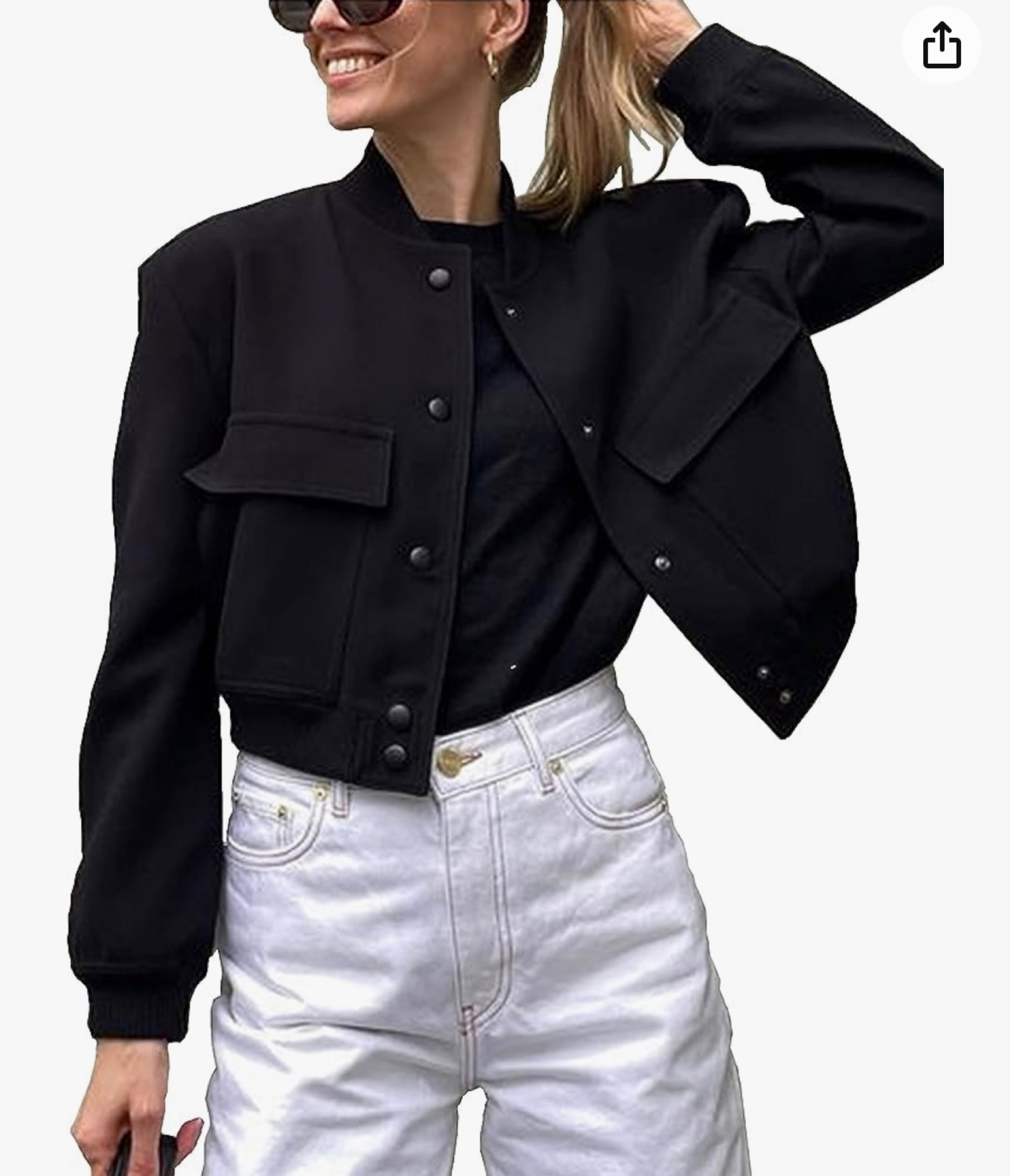 Bomber jacket from Amazon / looks like the one from Zara / great fall staple and comes in other colors too!

#LTKworkwear #LTKSeasonal #LTKstyletip
