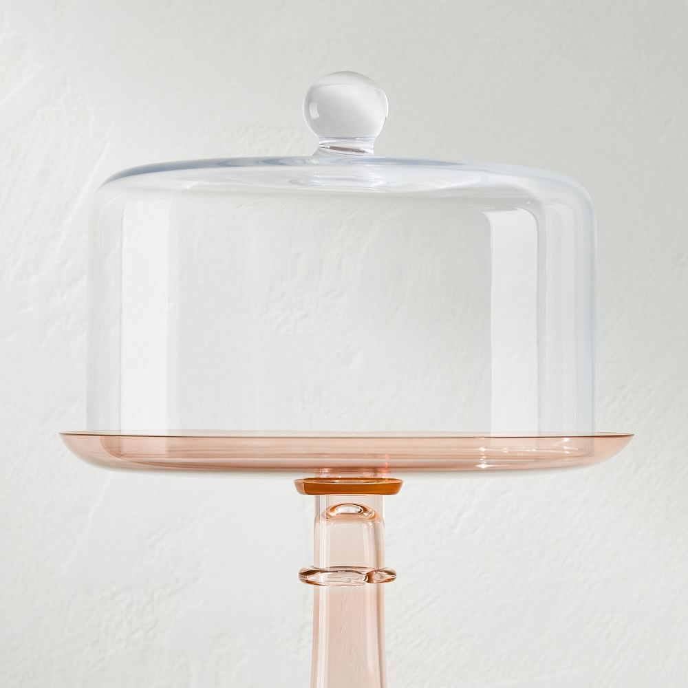 Estelle Colored Glass Cake Dome | West Elm (US)