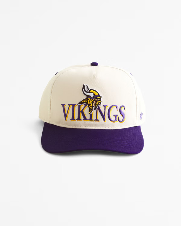 Men's Minnesota Vikings Snapback Hat | Men's Accessories | Abercrombie.com | Abercrombie & Fitch (US)