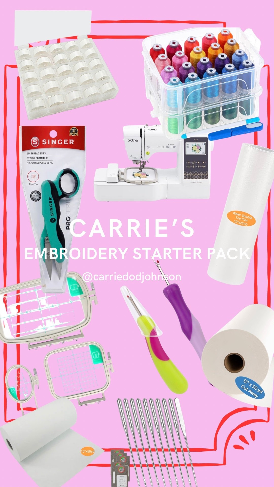 Everything you need to get started with embroidery!

#LTKGiftGuide #LTKmomlife #LTKHoliday