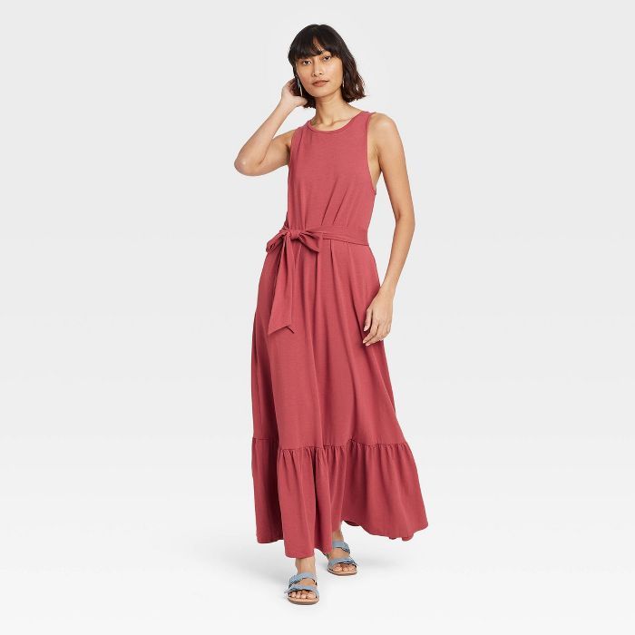 Women's Sleeveless Ruffle Hem Dress - A New Day™ | Target