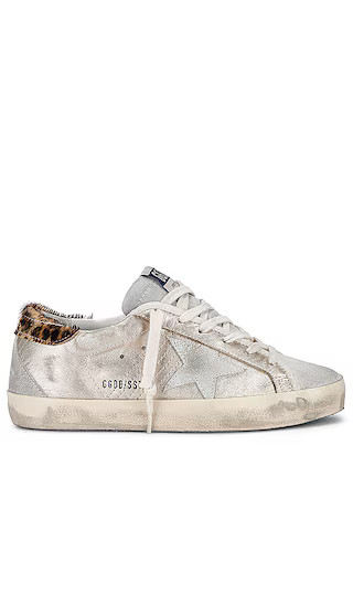 Super Star Sneaker in Platinum, Ice, & Beige Brown Leo | Revolve Clothing (Global)