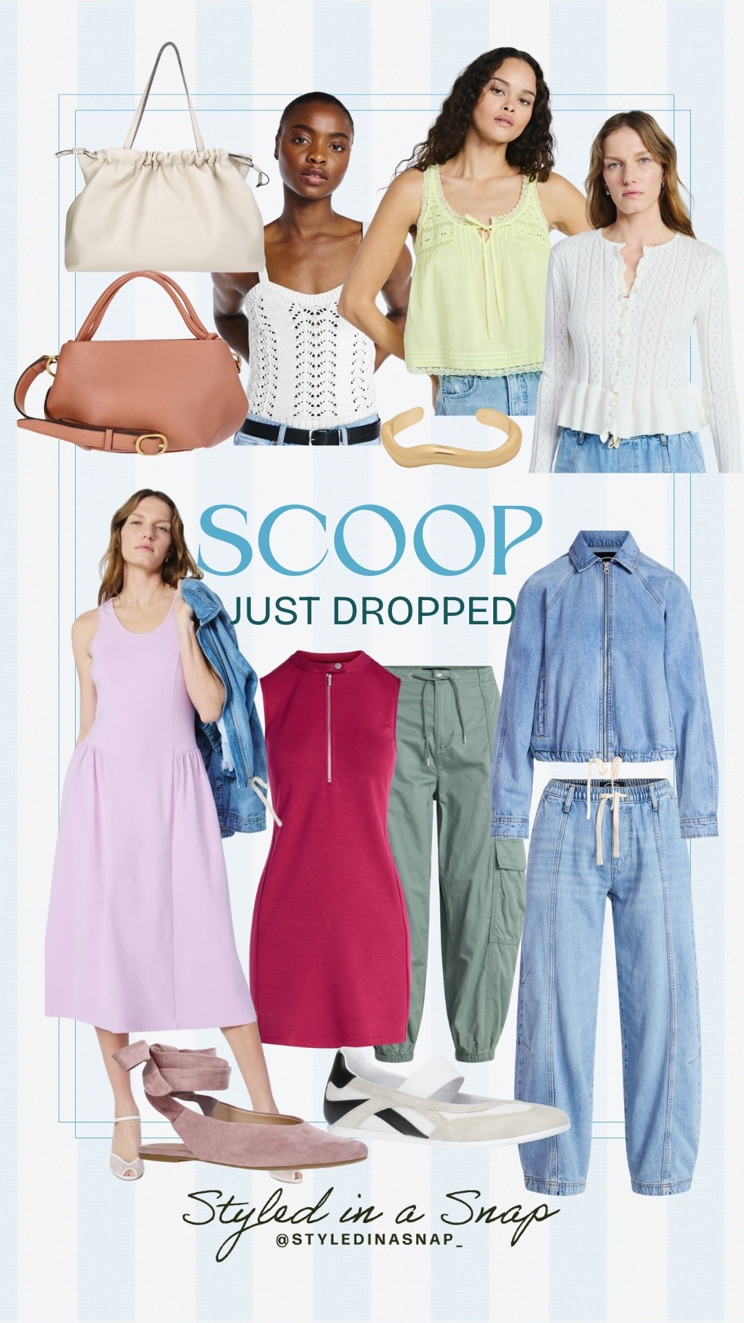 Scoop is one my favorite Walmart brands and they just dropped a bunch of new spring items. I am not kidding when I tell you these may be my favorite Walmart finds with the gorgeous spring fabrics, colors and look for less shoes. As always, Walmart always sells fast so I know I will be grabbing a few of these to share soon! 
Spring new arrivals, Walmart spring drop, lightweight jeans, spring handbags 

#LTKPetite #LTKSeasonal #LTKOver40