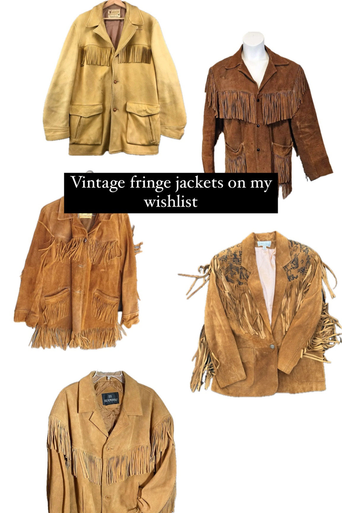 Vintage fringe jackets on my eBay wishlist 

#LTKFindsUnder100 #LTKFindsUnder50 #LTKHoliday