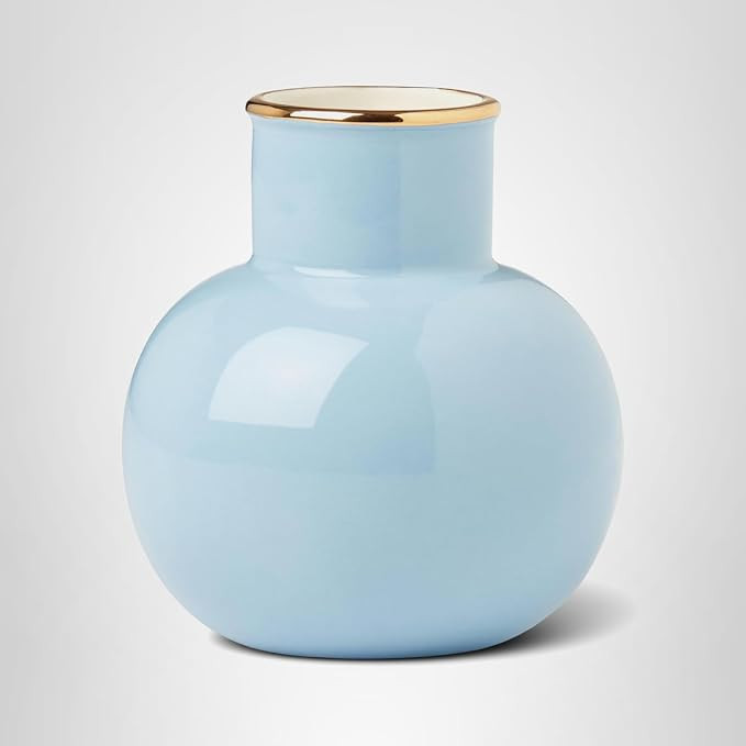 Kate Spade New York Blue Make It Pop Small Vase, 0.68 | Amazon (US)