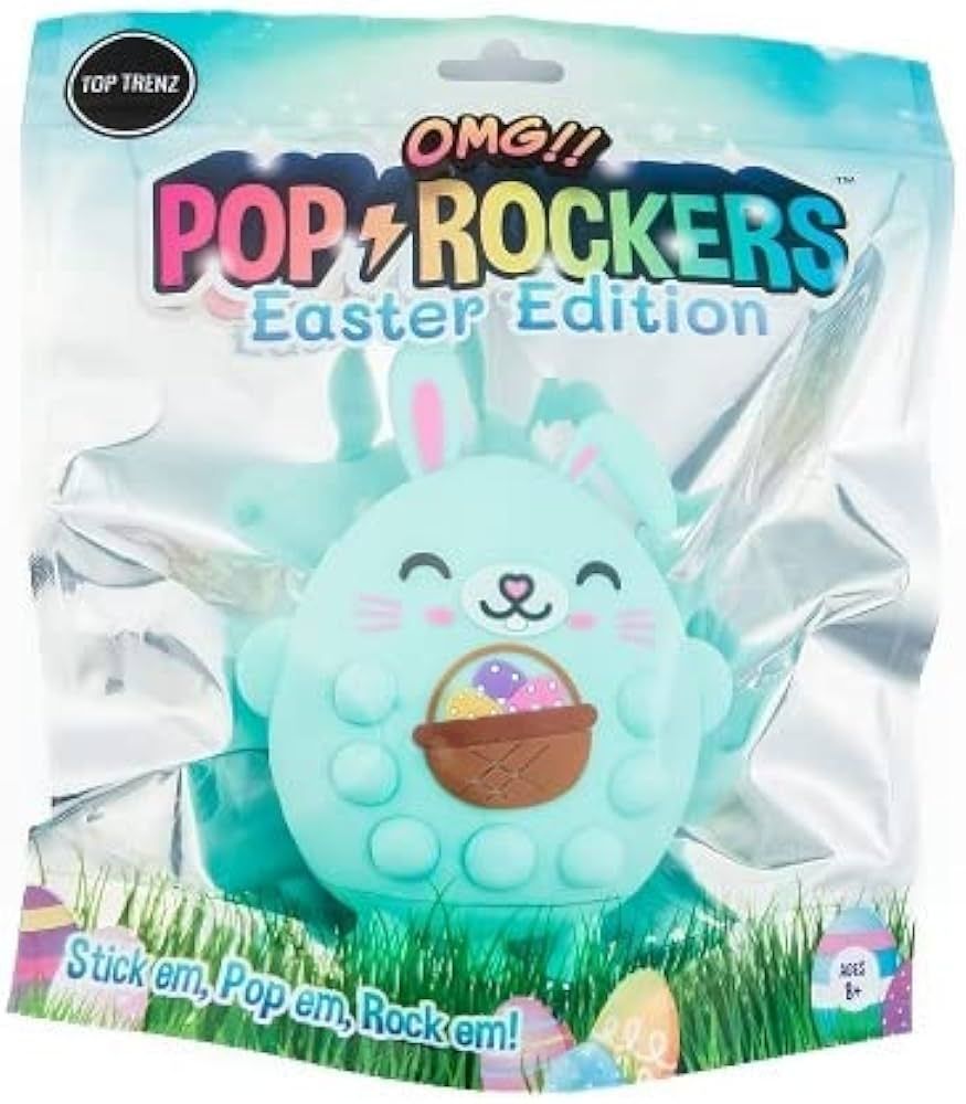 Top Trenz OMG Bunny Rabbit Pop Rockers Pop Fidgety Toy Perfect for Prizes and Party Favors (Oswal... | Amazon (US)
