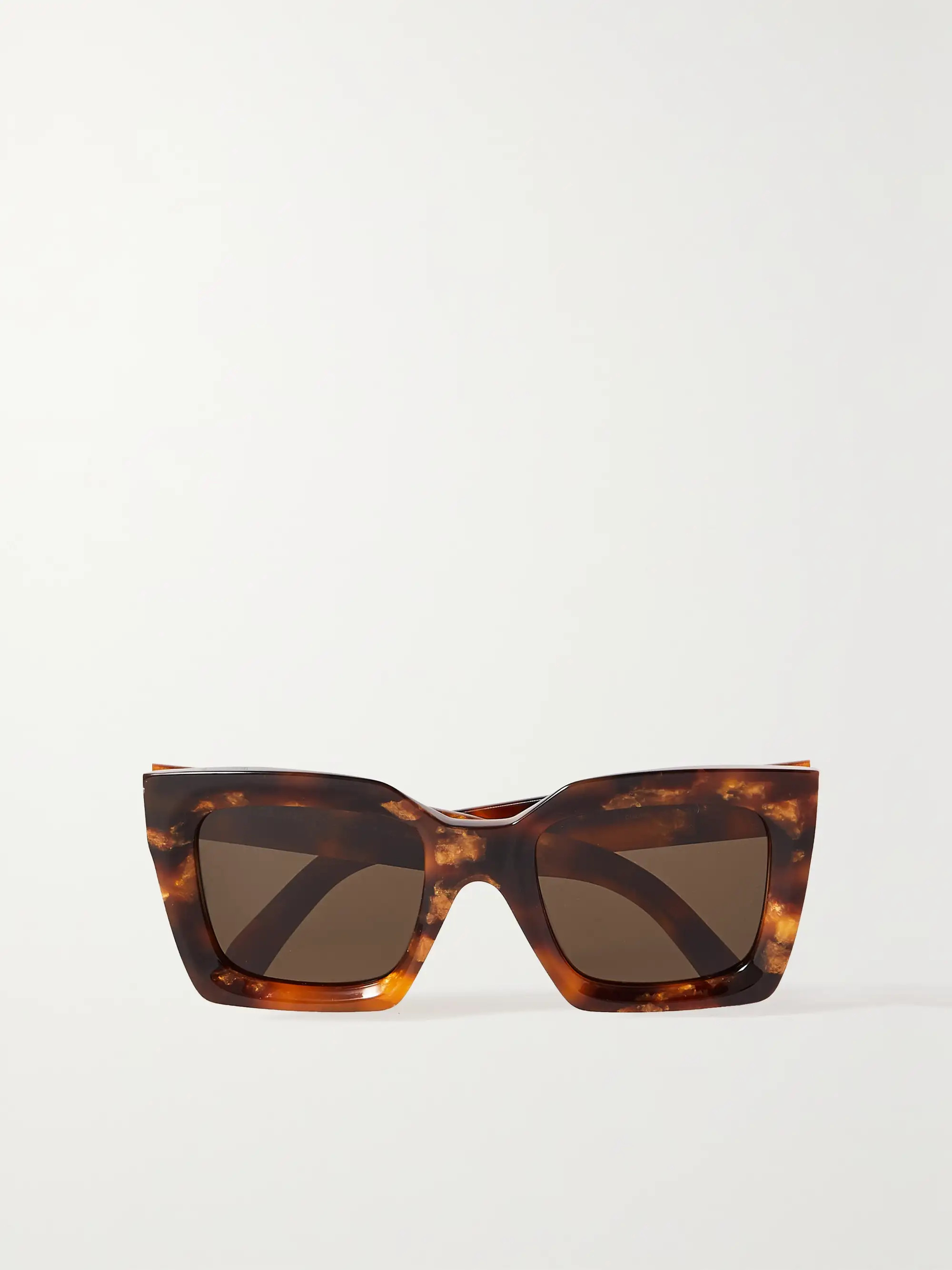 Square-frame tortoiseshell acetate sunglasses | NET-A-PORTER (US)