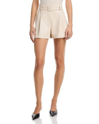 Faux Leather Belted Shorts - Exclusive | Bloomingdale's (US)