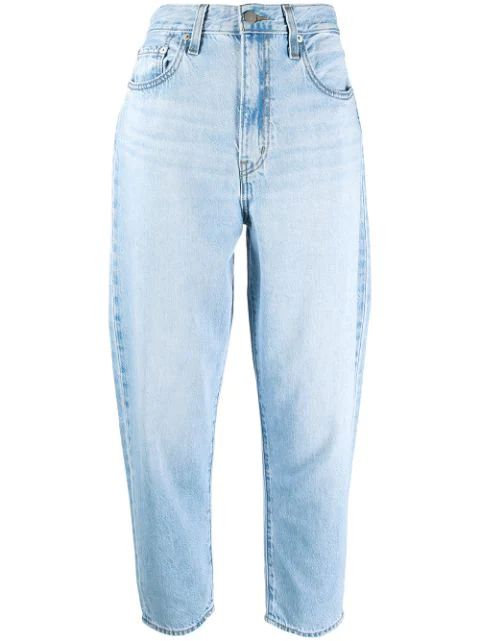 tapered balloon-leg jeans | Farfetch (US)