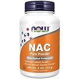 NOW Supplements, NAC (N-Acetyl Cysteine) 600 mg Pure Powder, 4-Ounce, White | Amazon (US)