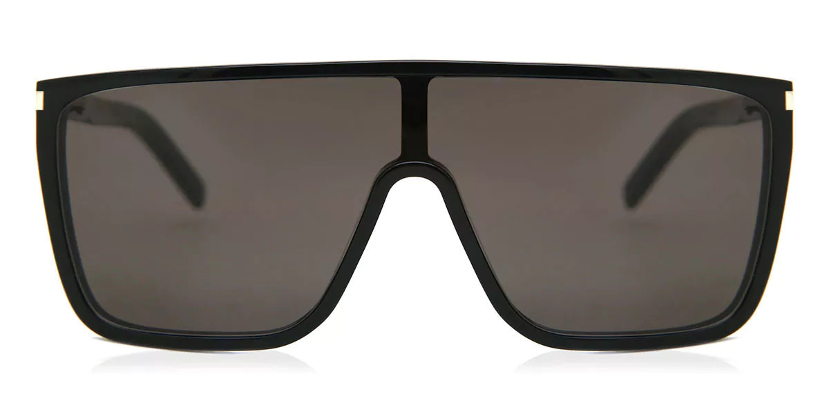 Saint Laurent SL 364 MASK ACE 001 Women's Sunglasses Black Size 199 | SmartBuyGlasses Global