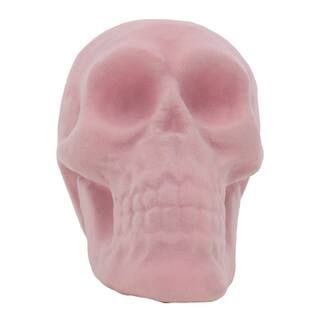 8" Pink Flocked Skull Tabletop Décor by Ashland® | Michaels | Michaels Stores