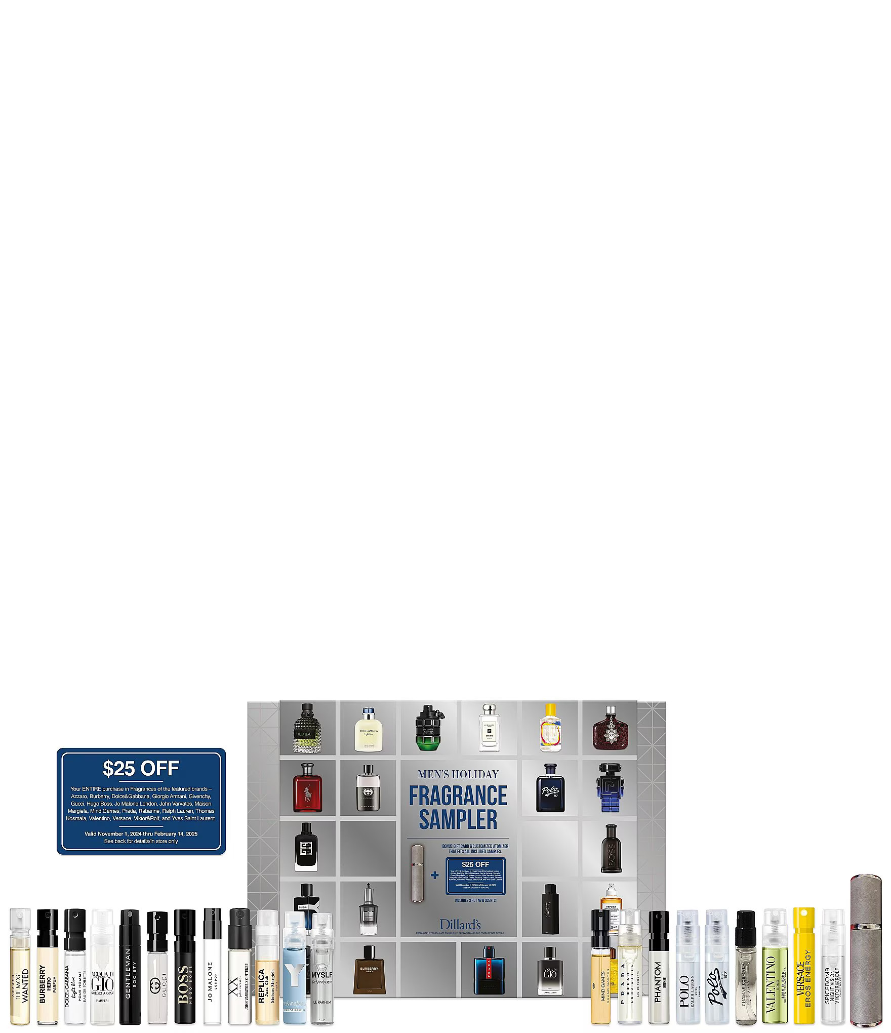 Holiday Men's Fragrance Sample Box | Dillard's