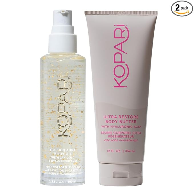 Kopari Jumbo Body Butter and Golden Aura Body Oil Bundle | Amazon (US)