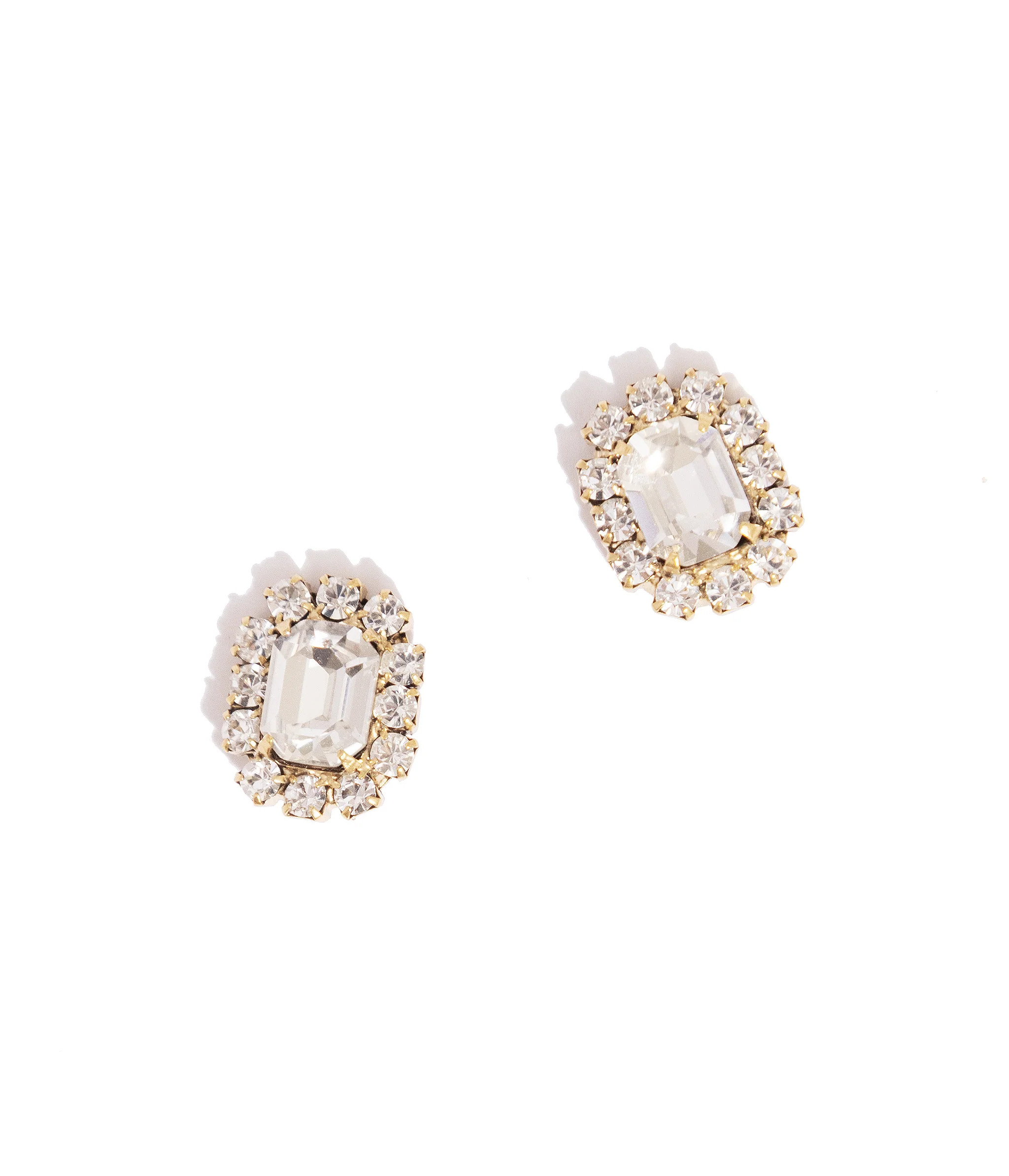 Tati Studs in Crystal | Loren Hope Designs