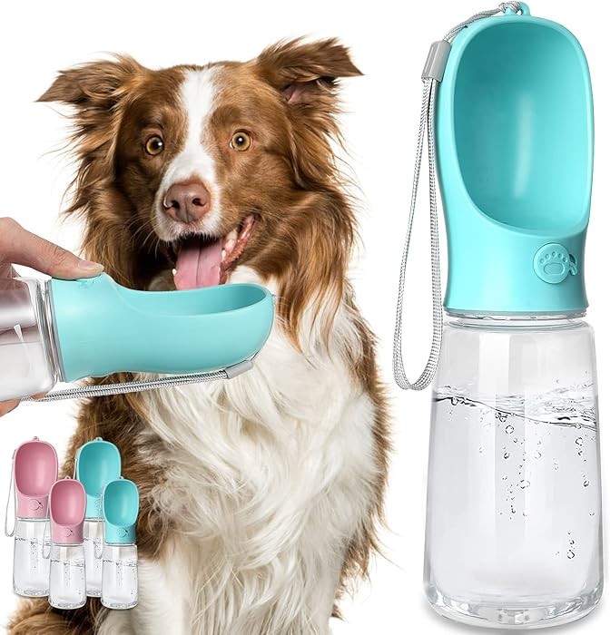 Kalimdor Dog Water Bottle, Leak Proof Portable Puppy Water Dispenser with Drinking Feeder for Pet... | Amazon (US)
