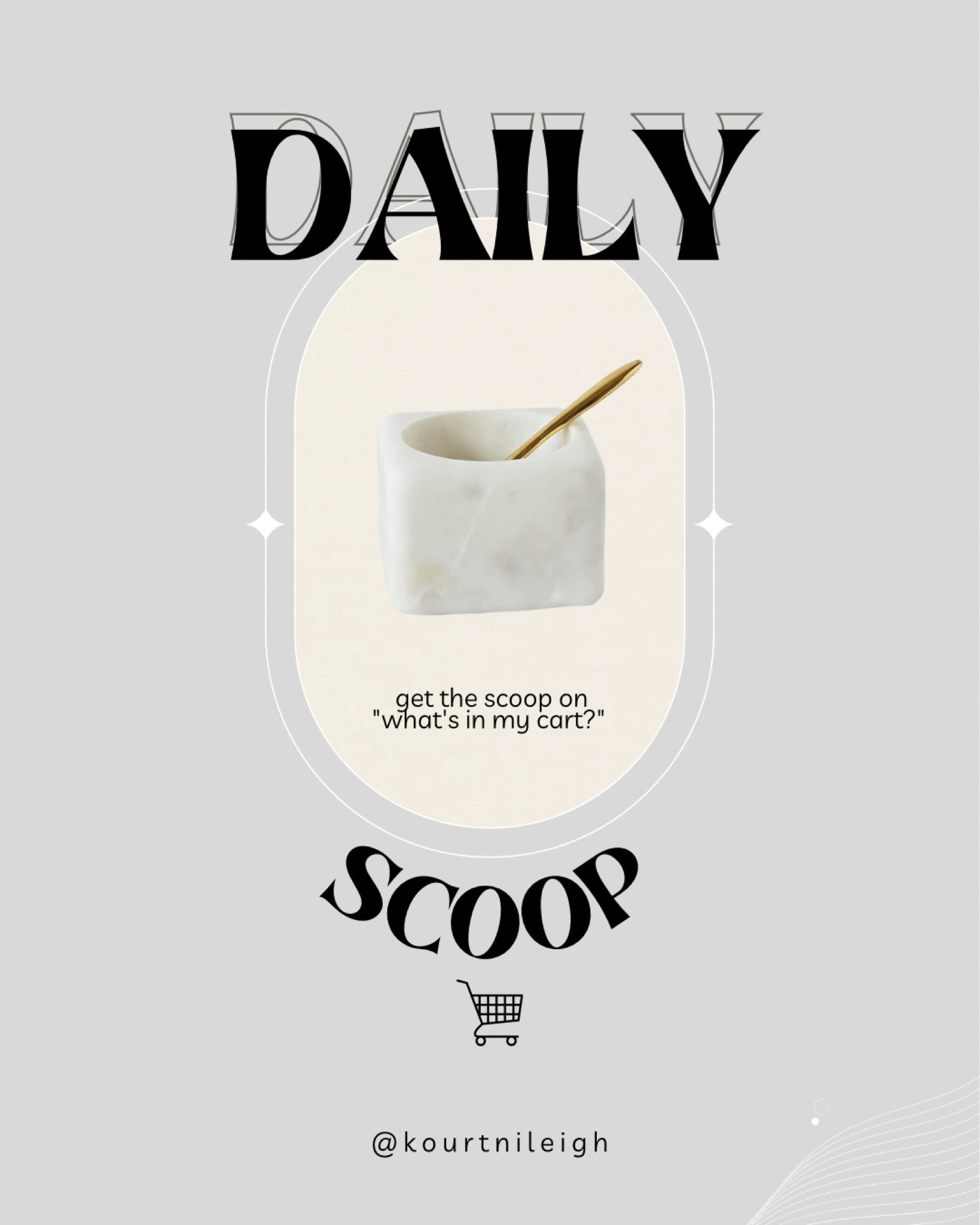 Daily Scoop! Came across these Square White Marble Bowls w/ Brass Spoons and I needed them! So esthetically pleasing and are a prefect addition to the kitchen decor.  

#LTKunder50 #LTKhome #LTKFind