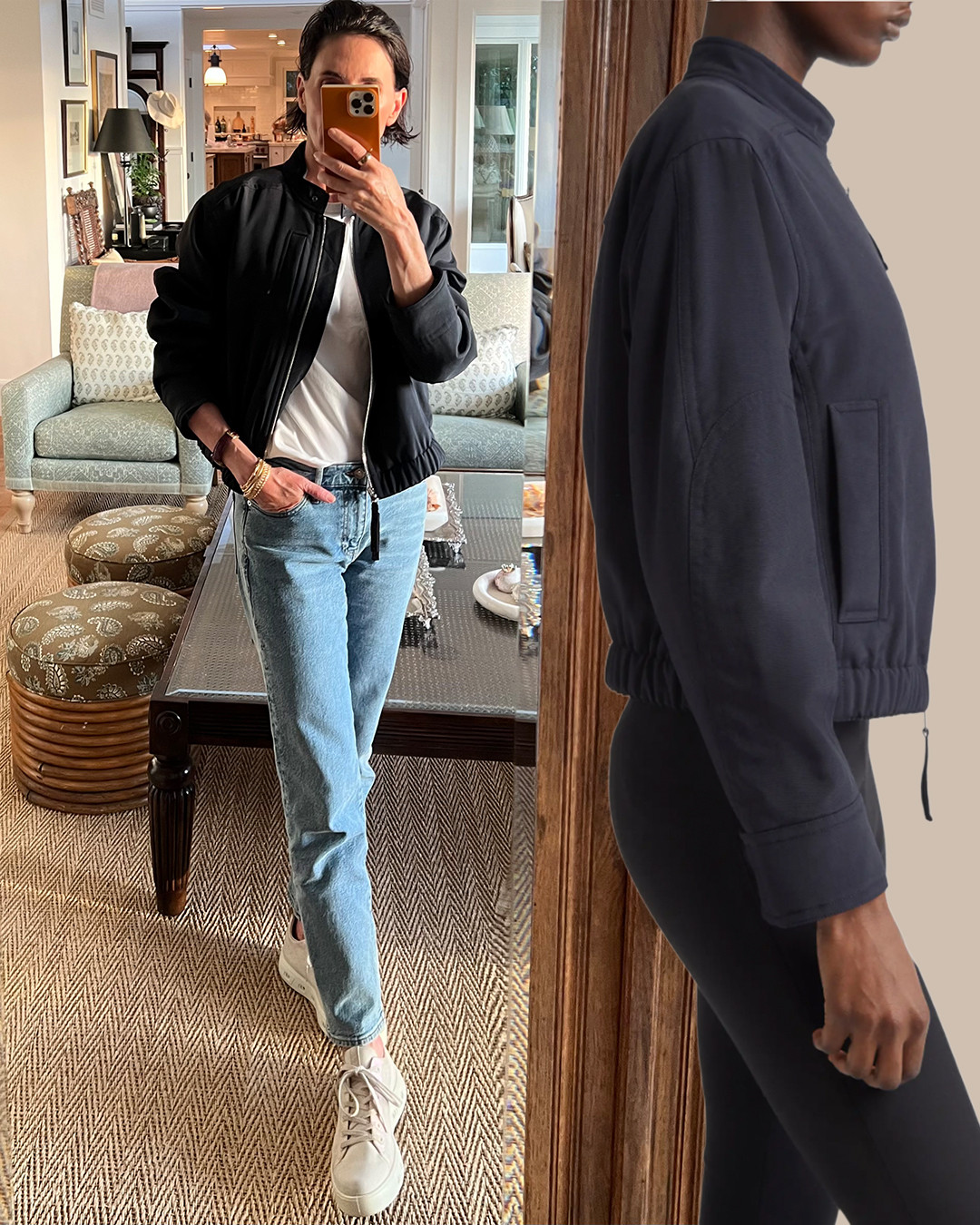 NORDSTROM ANNIVERSARY SALE FIND:

On a recent trip to Portugal in May, a padded black bomber became the surprising hero. I loved its sporty vibe that gave my wardrobe a contemporary edge. I only wished it wasn’t so heavy. Note to self…find a lightweight style to wear in warmer weather.

A contender popped up online, but I wasn’t sold based on how it was styled. I scrolled on. In store, I spotted it again and saw its relevance. The slightly textured sheen, subtle interesting details, lots of pockets - it was a definite winner I wouldn’t have considered if I hadn’t seen it in person. I purchased it in navy (so dark it almost reads black). It’s available in ivory too which I’m seriously considering. When I love an item, I buy doubles, and this may be one of those special pieces. 

 #LTKSeasonal #LTKSaleAlert #LTKStyleTip