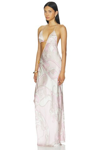 Villa Moonstone Dress in Deco Pink | Revolve Clothing (Global)