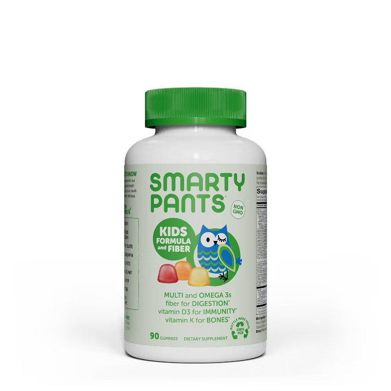 SmartyPants Kids Formula and Fiber Gummies - Lemon, Orange & Strawberry Banana - 90ct | Target
