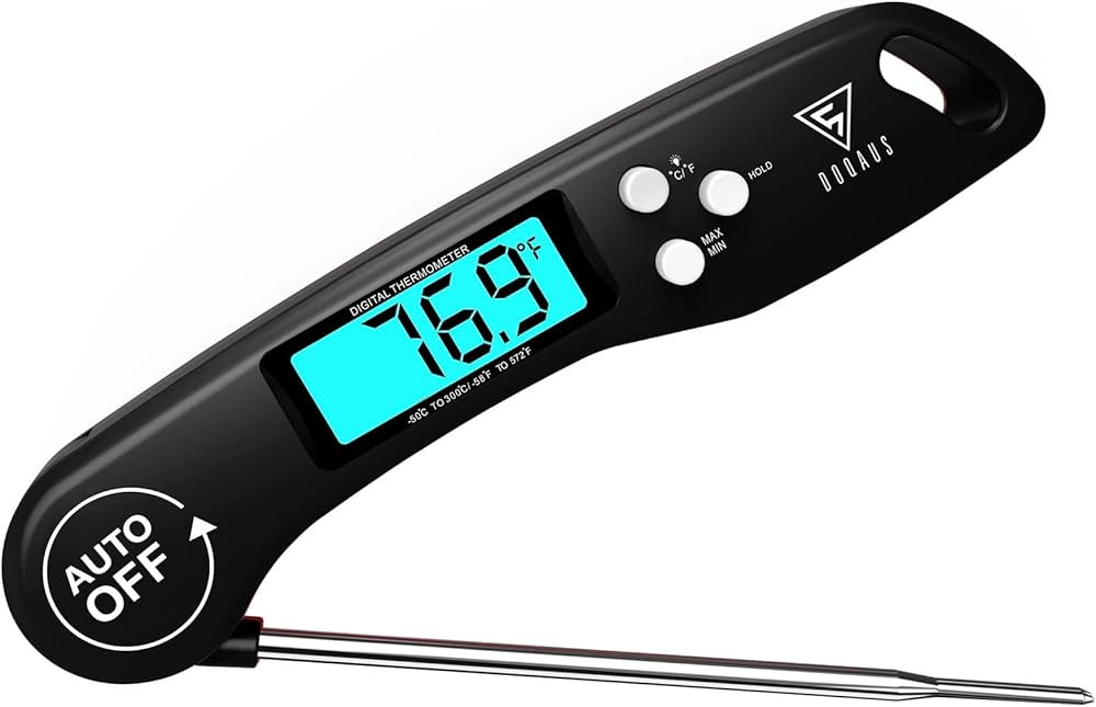 DOQAUS Digital Meat Thermometer, Instant Read Food Thermometer for Cooking, Kitchen Probe with Ba... | Amazon (US)
