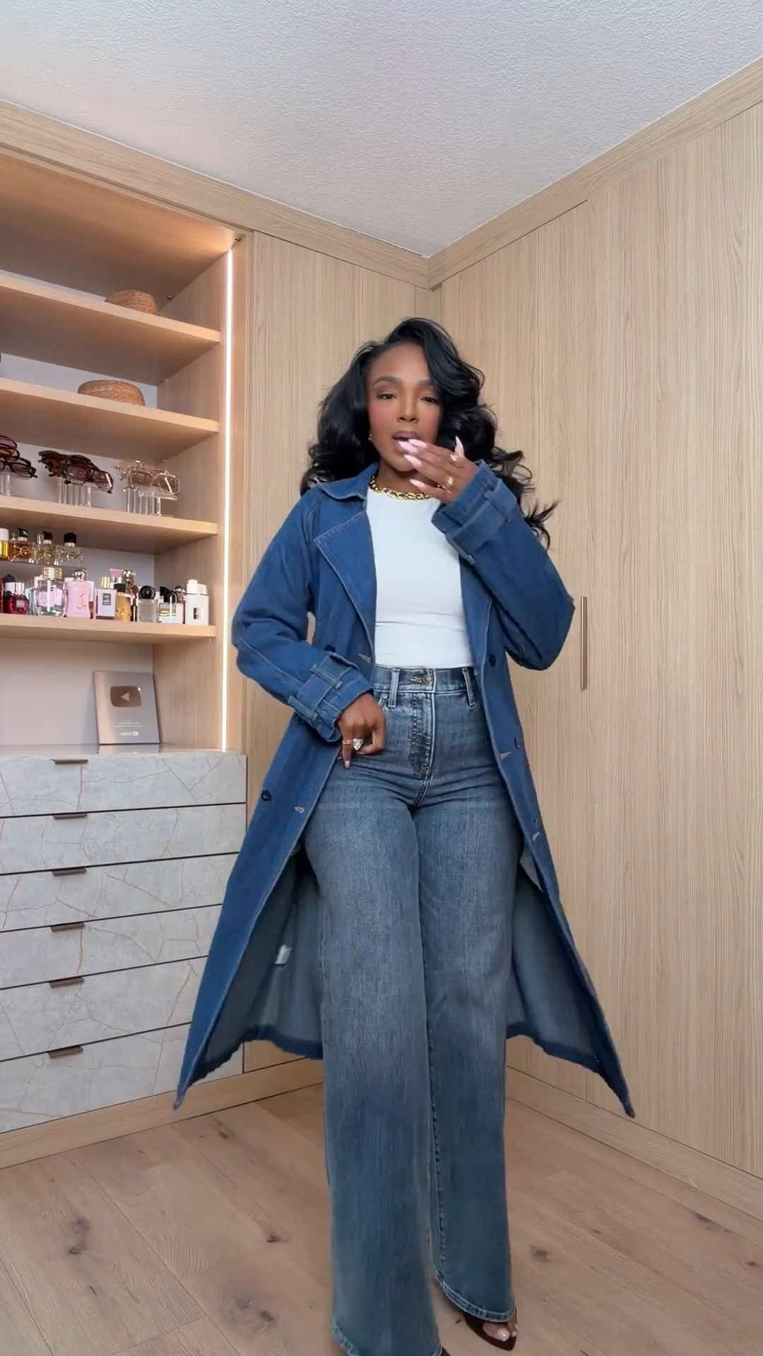 Scroll to shop! ✨ Everything from this look is linked below. 👇🏽    

Wearing: Size Small | 5’4” | 140 lbs | Denim 2 Long

📲   Download the FREE LTK app & follow me (@kirasfashionfinds) to shop all my daily finds.  #LTKootd #LTKPetite #LTKU