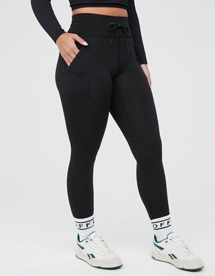 OFFLINE By Aerie Warm Up Zipper Pocket Legging | American Eagle Outfitters (US & CA)