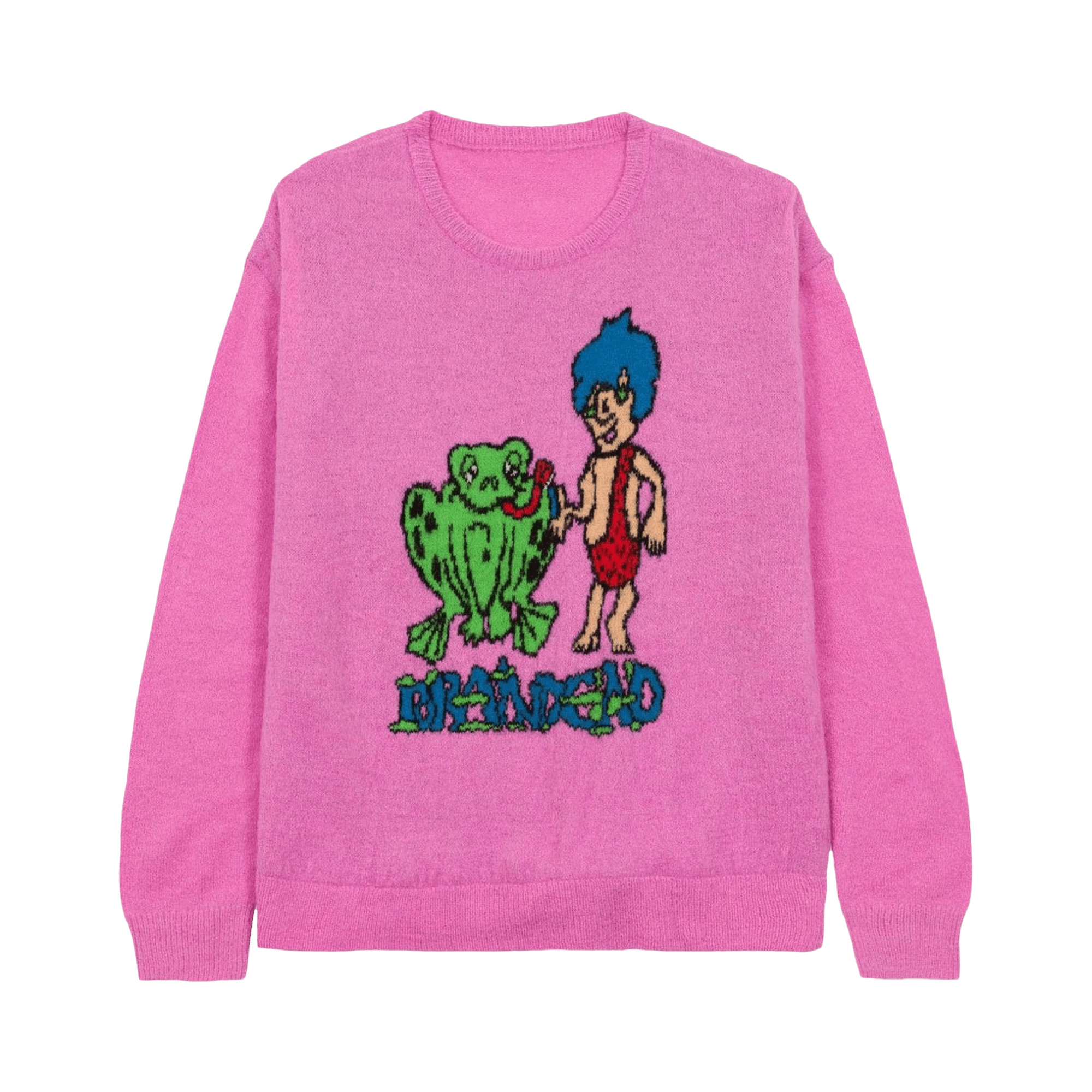 Brain Dead Buddies Sweater 'Fuschia' | GOAT