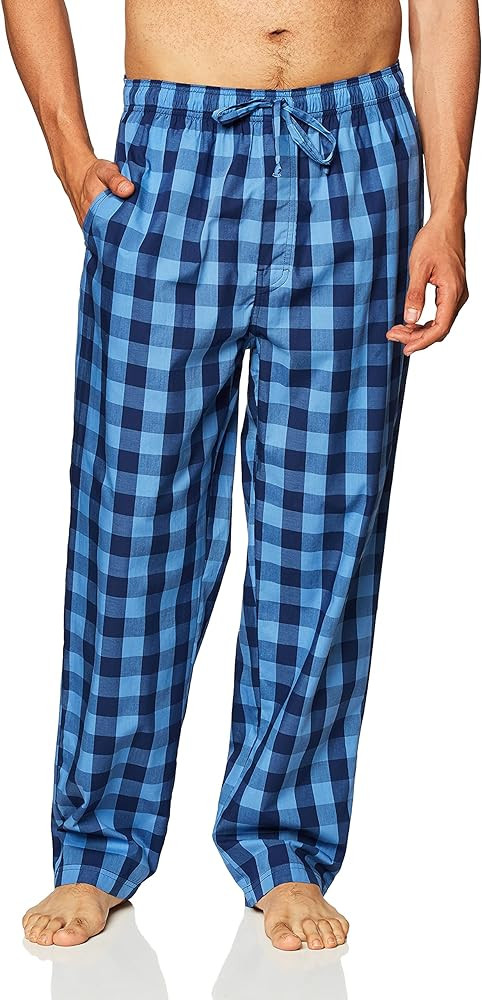Nautica Men's Soft Woven 100% Cotton Elastic Waistband Sleep Pajama Pant | Amazon (US)