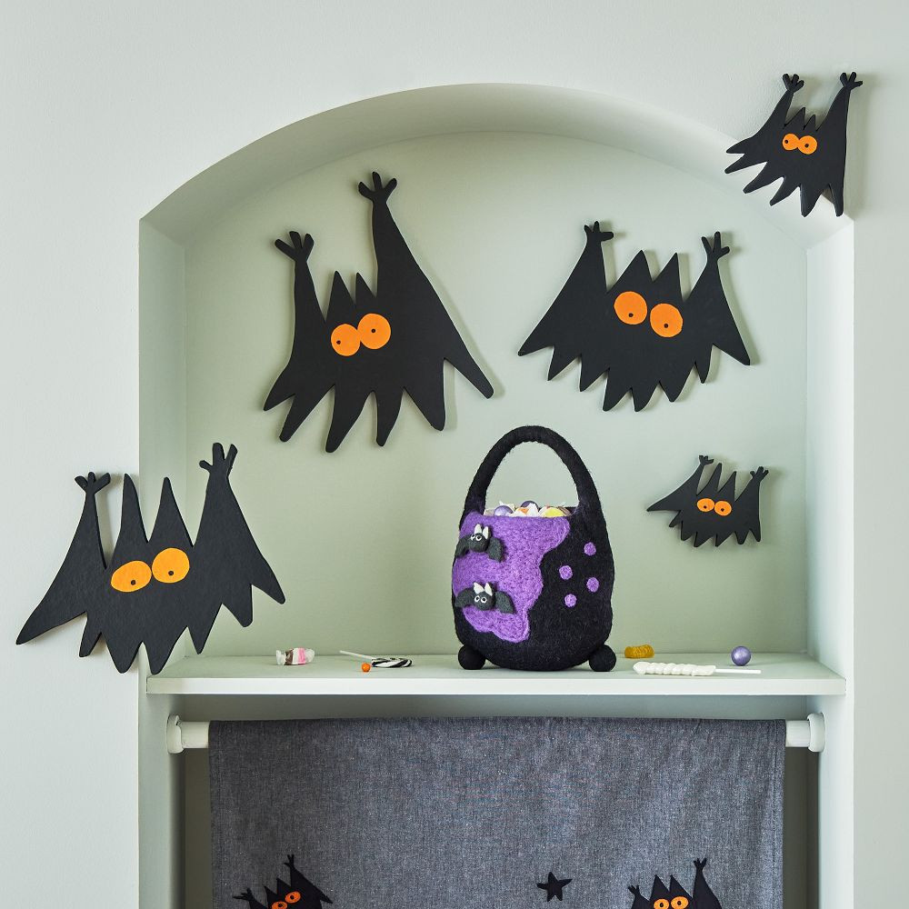 Ed Emberley Papier-Mache Bats Wall Decor | West Elm (US)