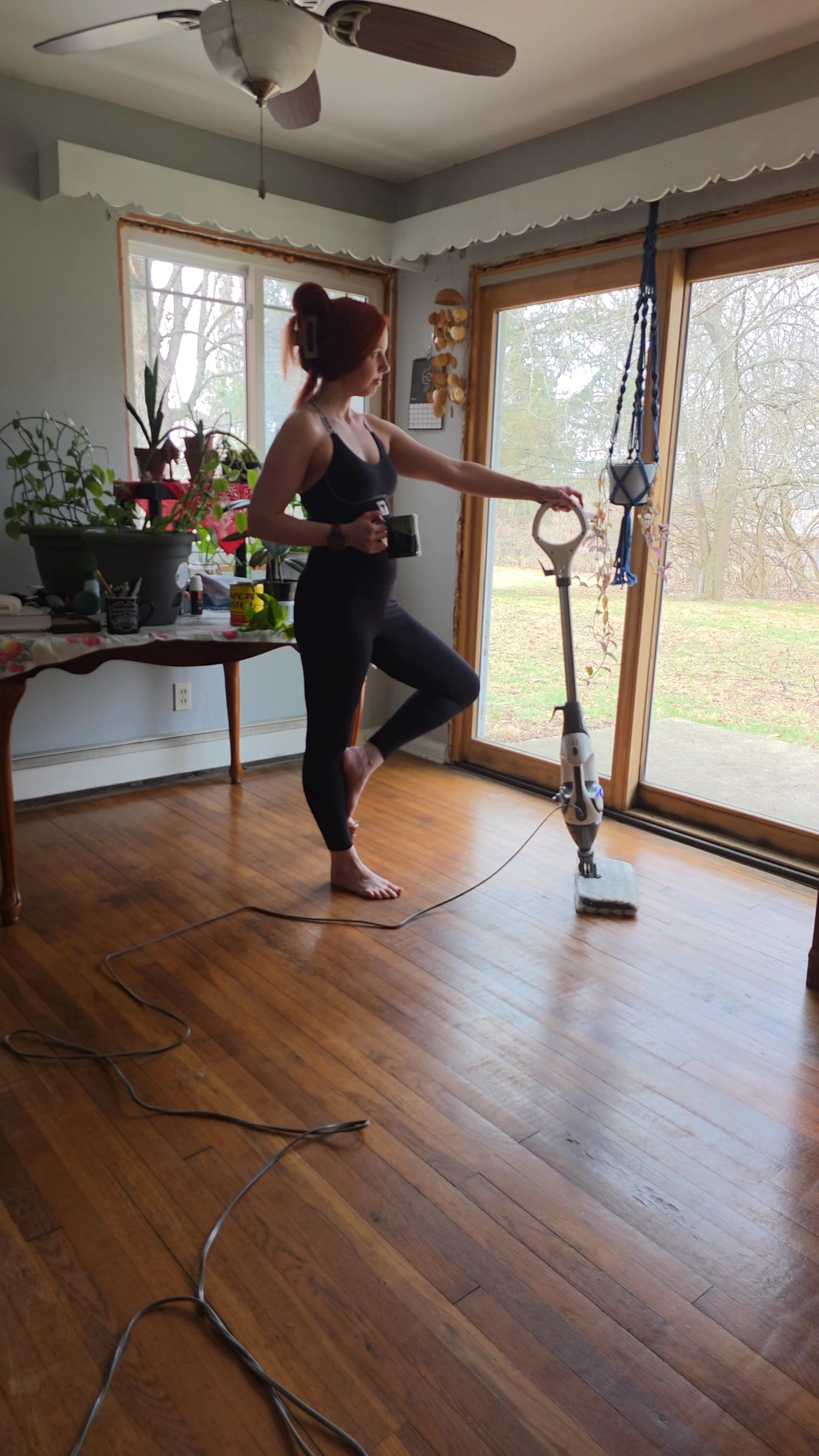 Coffee before anything.If you need me, I'll be here... warming my hands and pretending my to-do list doesn't exist.Hardwood floors and winter weather don't mix. My Shark steam mop quickly cleans the mess so I can get back on my yoga mat.Winter cleaning, Shark Mop, Shark Ninja, winter routine, winter weather, messy home, home essentials, cleaning, hardwood floors, fitness, Under Armour, ootd, home reset, cleaning tools, black leggings, sports bra, coffee, activewear, athleisure

#LTKdayinmylife #LTKootd #LTKHome