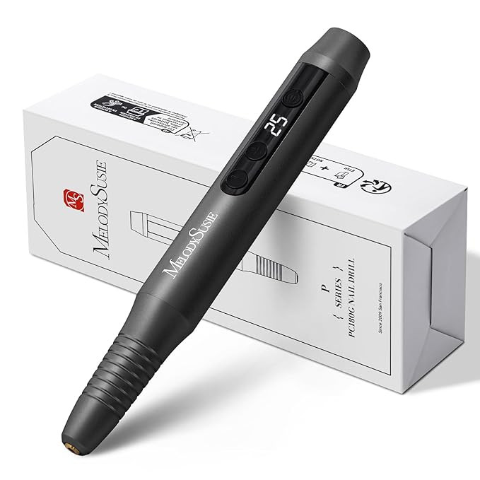MelodySusie Cordless Nail Drill, PC180G 25,000RPM Rechargeable Electric Nail File with Nail Drill... | Amazon (US)