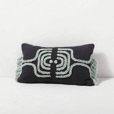 Tufted and Embroidered Menorah Hanukkah Lumbar Pillow - Opalhouse™ designed with Jungalow™ | Target
