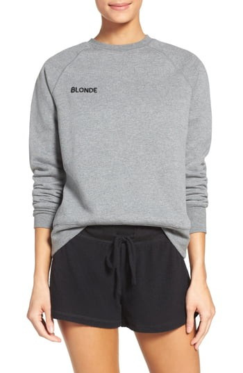 Women's Brunette The Label Blonde Crewneck Sweatshirt, Size X-Small/Small - Grey | Nordstrom