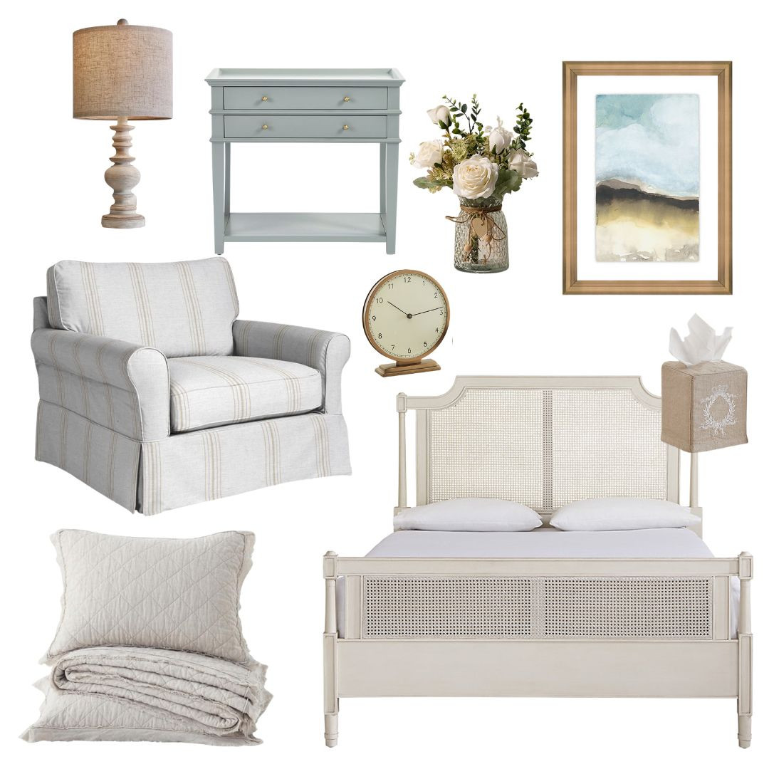 Transform Your Bedroom with Timeless Coastal Cottage Charm

Looking to create a cozy, inviting bedroom space with coastal farmhouse vibes? This curated collection features neutral tones, soft textures, and timeless pieces that combine function and style. From the cane bedframe to the serene armchair and dreamy bedside table in a calming sage green, these pieces create the perfect retreat.  

Pair them with accents like a rustic table lamp, a floral arrangement in a charming mason jar vase, and soothing wall art to tie the whole look together. Don’t forget the cozy quilt and delicate tissue box cover for an extra touch of warmth! Perfect for guest rooms or master suites, these finds will make your space feel like a tranquil getaway.  

Shop this classic look on my LTK now and bring the beauty of coastal living into your home.  

coastal farmhouse bedroom, cottage decor, neutral bedroom styling, classic cane bed, calming bedroom decor, cozy guest room ideas, timeless home accents, sage green furniture, rustic lighting, serene bedroom inspiration 

 #LTKHome