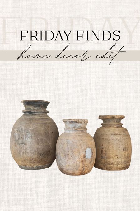 Fridays find 
three different size vases
obsessed with the look of these vases 
#vases #homedecor #etsyfind #homefinds #neutralhomedecor #affordablehomedecor #affordabledecor

#LTKover40 #LTKmidsize #LTKFind