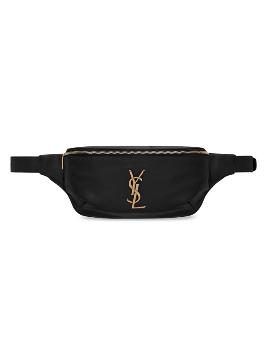 Cassandre Classic Belt Bag In Grain De Poudre Embossed Leather | Saks Fifth Avenue