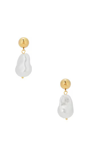 Amber Sceats Honey Earrings in Ivory. | Revolve Clothing (Global)