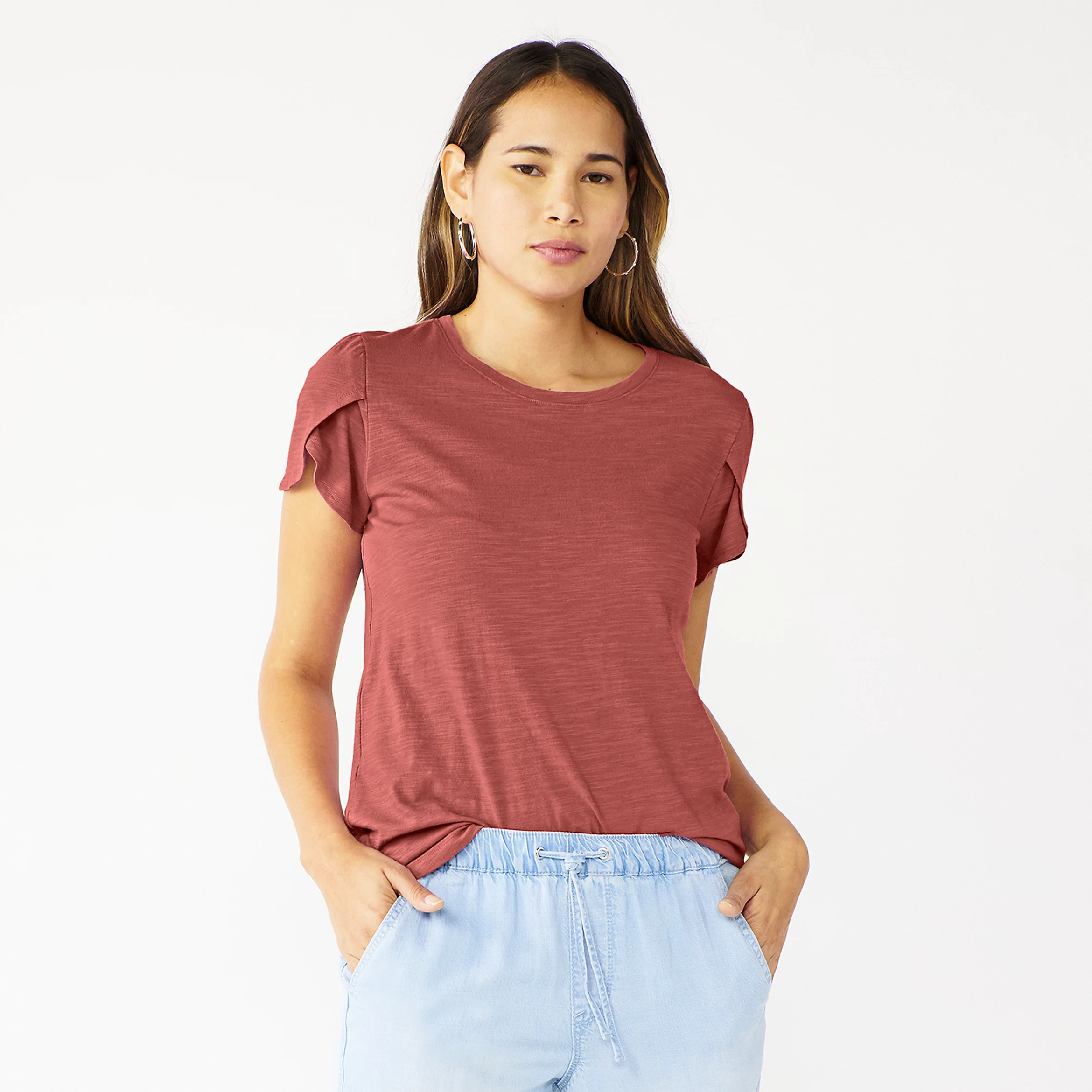 Women's Nine West Tulip Short Sleeve Tee | Kohl's