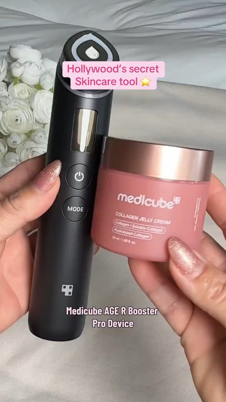 Love this device! this is Hollywood’s celebrities little secret for glowing skin 🩷

Medicube AGE R Booster Pro Device @medicube global
#medicube #medicubeagerboosterpro
#skincare #glasskin
