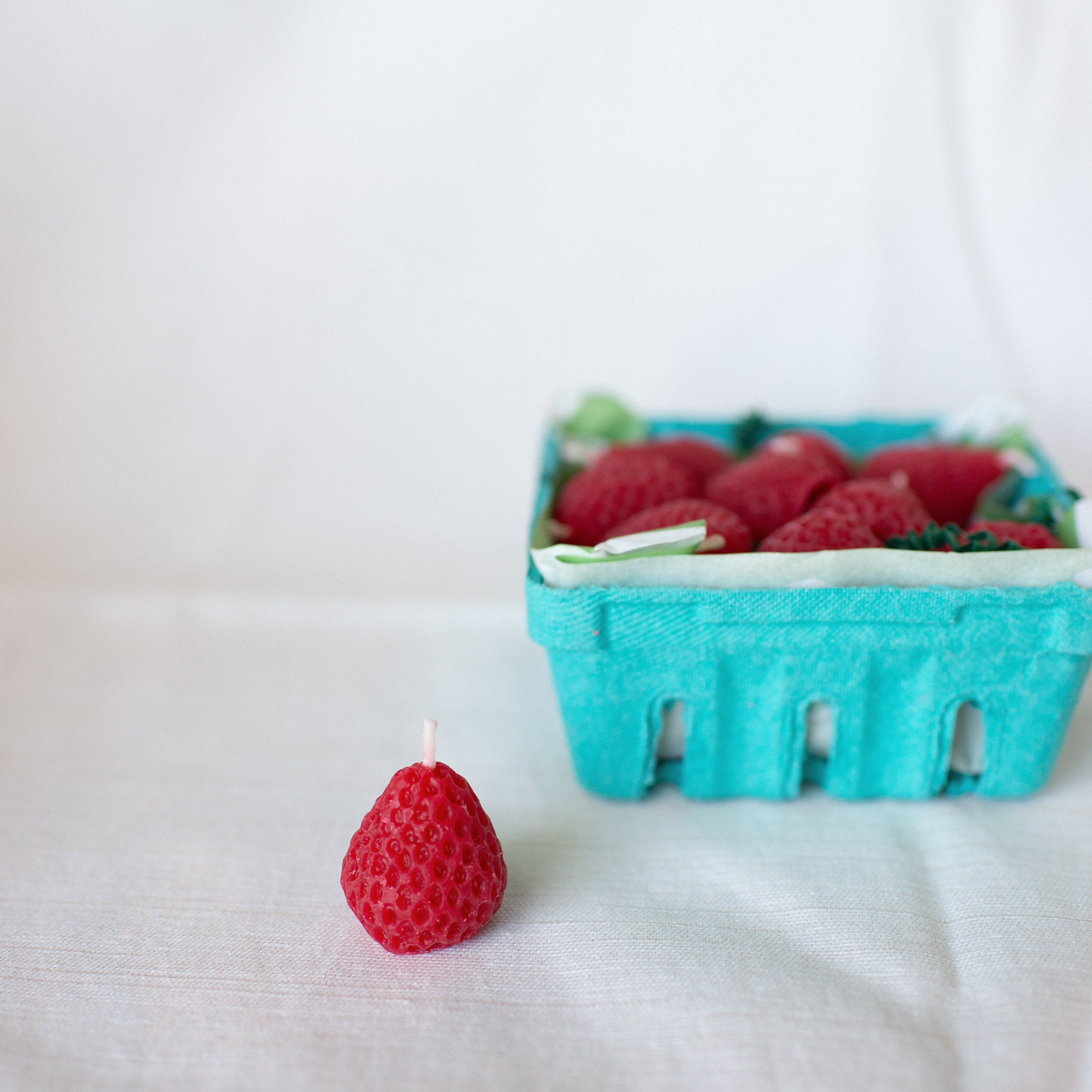 Strawberry Birthday Candle Set of 10 | Magnolia